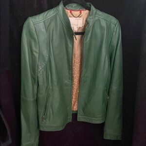 Green Leather Jacket